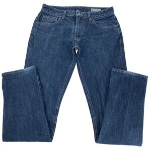 Jomers Slim Fit Jeans Mens 32x34 Dark Wash Blue 100% Cotton Denim Jeans Straight